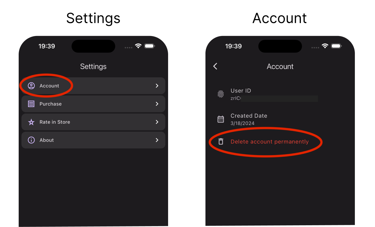 How to delete you account on Vapless